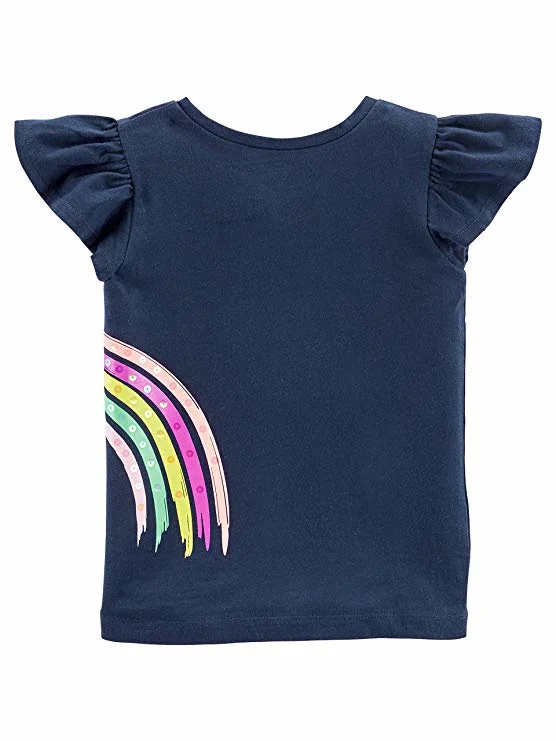 Toddler Girls′ 3-Pack Short-Sleeve Graphic Tees