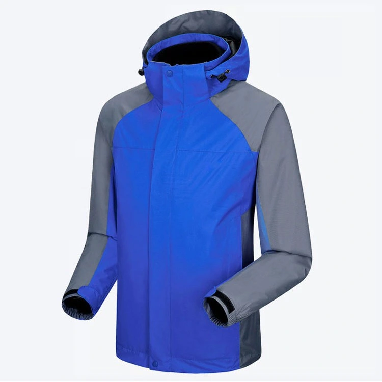 Waterproof Windproof Breathable Rain Warmest Hiking Jacket Men′s Outerwear